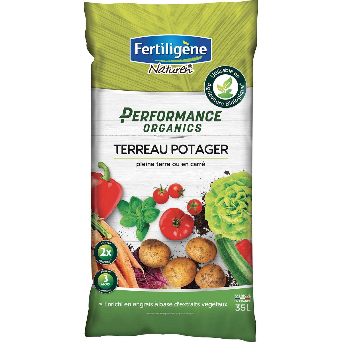 Zemlja za tegle Fertiligène Performance Organics 35 L