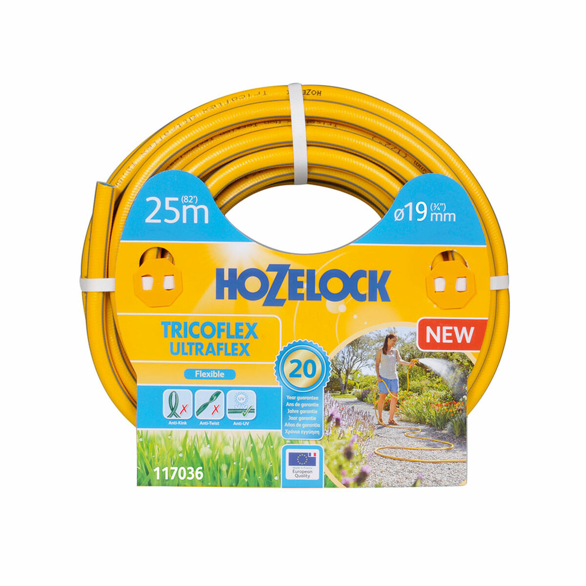 Crijevo za Zalijevanje Hozelock Tricoflex Ultraflex 25 m PVC 3/4" Ø 19 mm